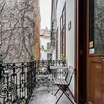 Pyvo Street With Balcony Near The Danube